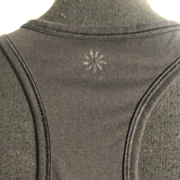Athleta Black Racerback Tank Top Size M - Picture 4 of 6